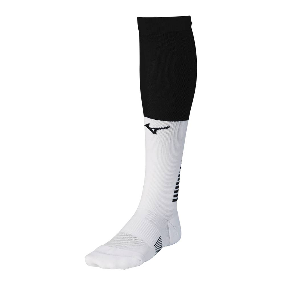 Calcetines Mizuno Beisbol Diamond Elite OTC Para Mujer Negros/Blancos 7056423-AM